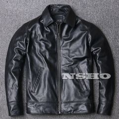 カウハイド 復刻30'sスタイル シングルライダース レザージャケット メンズ 革ジャン オイルレザー 牛革