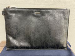最終値下げ　☆お買い得☆【中古】 Christian Dior クリスチャン・ディオール クラッチバッグ・セカンドバッグ 2ESCA338VPD_H03E TU A5  ポーチ ディオール オブリーク ギャラクシー レザー