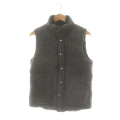 ジャーナルスタンダード トライセクト JOURNAL STANDARD TRISECT ツイードダウンベスト ジップアップ M グレー /HK ■OS