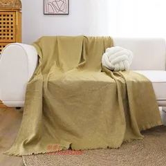 わびさびタペストリーソファカーペットオフィスエアコン毛布ベッドルームニットベッド   vii3v945209