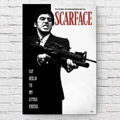 【額縁付き】Scarface スカーフェイス A2ポスター ① Amazon.com: POSTER STOP ONLINE Scarface - Movie Poster/Print