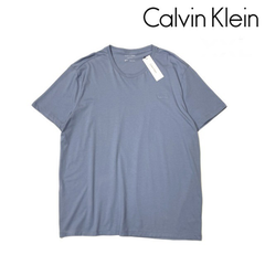 カルバンクライン 半袖 Tシャツ US ロゴ刺繍 CK 青 181215