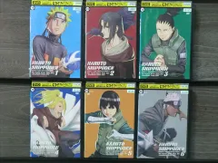 DVD NARUTO 疾風伝 忍界大戦 全6巻 ※ケース無し発送 レンタル落ち 7w-1433