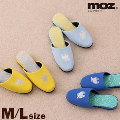 moz スリッパ 来客用 サークルドット M L レディース メンズ 北欧 モズ