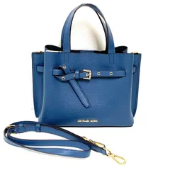 【MICHAEL KORS】マイケルコース/エミリア スモール サッチェル/レザー2way ハンドバッグ/35F0GU5S5T/ネイビー