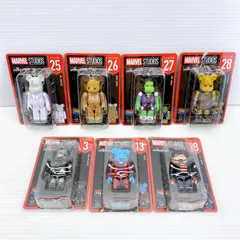 ◆ Happyくじ MAVEL マーベル STUDIOS ベアブリック賞 7点 セット 良品 ◆