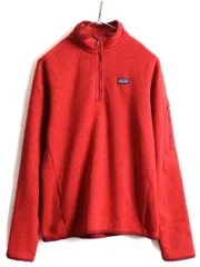 パタゴニア ベター セーター 1/4 ジップネック M フリース ジャケット 赤