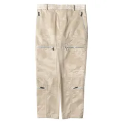 美品 Dior HOMME ディオールオム パンツ ポリ サテン ジップ ファスナー カーゴパンツ 183C175A5111 21SS ベージュ 44 イタリア製 ブランド ボトムス ズボンのサムネイル
