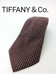 【新品・未使用】ティファニーのネクタイ　箱入り 新品 未使用 TIFFANY &Co ティファニー シグネチャークロス