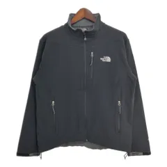 THE NORTH FACE ノースフェイス APEX ソフトシェルジャケット アウトドア ブラック (メンズ L) 中古 古着 S9920