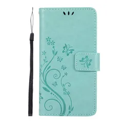 【特価商品】ストラップ付き F01L 高級PUレザーケース F42A スマホケース カードポケット付きFujitsu F-01L 富士通 スマートフォン me F-42A ケース 財布型 横開きらくらくスマートフォン 純色 TPU 可愛い花柄 オシャレ蝶柄 ス