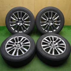 良品 トヨタ 60系ハリアー純正プレミアム ハイグロス 18インチ ホイール4本 TOYOTA トヨタ ハリアー60系プレミアム 純正中古ホイール 4本7