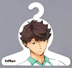 及川ハンガー　Tシャツ ハイキュー!!』日向翔陽や及川徹らの顔ハンガーが登場。メッシュ