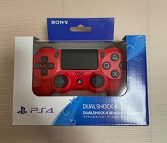 PS4 デュアルショック4  ワイヤレスコントローラー　マグマレッド