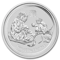 中国農業銀行　2016年　猿　純金純銀セット　土日限定 中国農業銀行2016年猿純金純銀セット土日限定