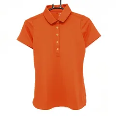 ★特価★ナイキゴルフ 半袖ポロシャツ オレンジ シンプル DRY-FIT レディース ＸＳ ゴルフウェア NIKE