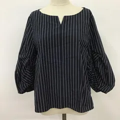 nano・universe ナノユニバース カットソー 半袖 NL81SH0011AI 袖ボリュームブラウス