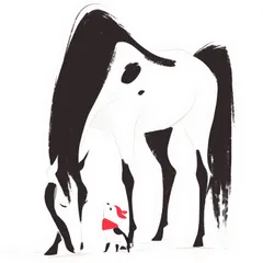 【福寿（2026年） - チワワ犬 No.3】ジークレー版画＊名入れOK！ 午年・馬・謹賀新年・賀正・新春・迎春・子犬・ペットロス・うちの子・記念日・アートポスター・犬の絵・犬のイラスト・ギフト・プレゼント