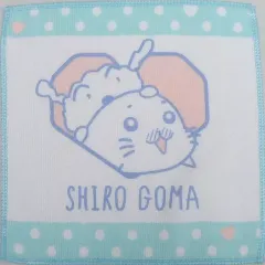 【中古】タオル・手ぬぐい(キャラクター) シロ＆ゴマちゃん タオル(タオルハンカチ/水玉) 「一番くじ SHIRO GOMA」 E賞