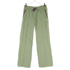 美品 NIKE ナイキ ナイロンパンツ M グリーン レディース 古着