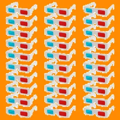 【在庫処分】Lurrose 30本セット 3dメガネ 映画鑑賞 3Ｄ赤青メガネ シンプルデザイン 鑑賞 映画館3D メガネ 紙 折りたたみ 薄くて軽い テレビ ゲーム用