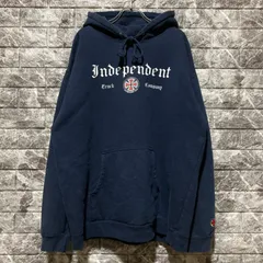 【希少】 INDEPENDENTパーカー ネイビー アイアンクロス 2026年最新】アイアンクロス パーカーの人気アイテム - メルカリ