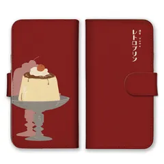 Galaxy A32 5G SCG08 ケース 手帳型 ギャラクシーA32 スマホケース 携帯ケース レトロ 喫茶店 カフェ 喫茶メニュー クリームソーダ パンケーキ プリン 昭和 かわいい カラー07