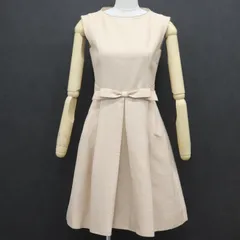 ITKAXBHBUL68 DAISY LIN デイジーリン FOXEY フォクシー ワンピース スカート ノースリーブ フォーマル 31977 レディース ピンクベージュ サイズ38