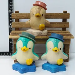 ◇昭和レトロ 山一證券 ペンギン サンリオ 貯金箱 2個セット