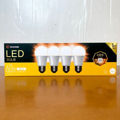 アイリスオーヤマ LED 電球 60W 形相当 4個セット E26 口金 電球色 長寿命 節電