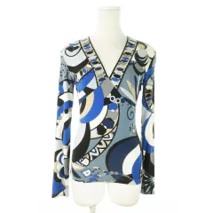 EMILIO PUCCI エミリオプッチ 長袖シャツ 総柄 プッチ柄　カフス付 EMILIO PUCCI エミリオプッチ 長袖シャツ 総柄 プッチ柄 カフス