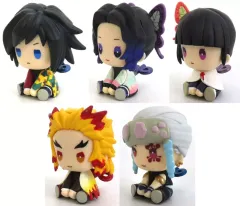 【中古】トレーディングフィギュア 全5種セット 「鬼滅の刃 ぺたっとねじまきますこっと vol.2」