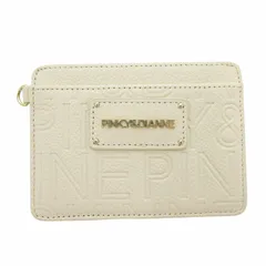 ピンキー&ダイアン ピンダイ PINKY&DIANNE ロゴ型押し パスケース 定期入れ カードケース レザー ベージュ /ZK 0822のサムネイル