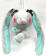 汎用うさぎ 初音ミク×GP. キーホルダー チャックスGP 汎用うさぎ 初音ミク型 着衣ぬいぐるみマスコット