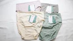 大特価まとめ売り! 新品タグ付 【４枚セット ワコール ナチュレクチュール　高級オーガニックコットン１００％ ショーツ Wacoal L 型番：PNC791 カラー：IV/SG/GY/GR】