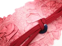 【一輝堂】リサイクル着物 和装小物 帯締め帯揚げセット 角組 中抜き絞り 帯締 帯揚 25w10-12222