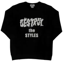 【中古】アウターウェア BiSH DESTROY スウェット ブラック Mサイズ 「TO THE END TO THE END」