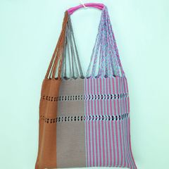 メキシコ製 ハンモックバッグ ストライプ 313