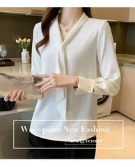 即購入OK ブラウス ボウタイ レディース 長袖 オフィス フォーマル 長袖シャツ 卒業式 入学式 春 秋 冬 fengxz101