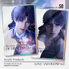 恋と深空 ホムラ 祁煜 アクリル色紙 写真 きれいめ 誕生日 記念写真 Love and Deepspace Rafayel ゲームグッズ Birthday Anniversary