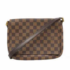 【5fb1768】ルイヴィトン ショルダーバッグ ダミエ ミュゼットタンゴロングショルダー N51301 エベヌ【中古】レディース