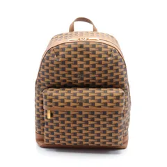 バリー BALLY リュックサック バックパック PENNANT ペナント 6304856 ブラウン PVCコーティングキャンバス レザー ペナント バックパック レディース 新品のサムネイル