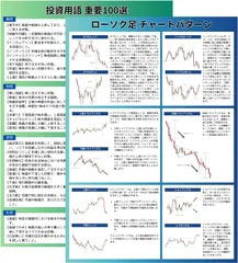 flyingegg ローソク足チャート分析 投資用語 クリアファイル 投資初心者向け FX 株式投資 NISA オルカン S＆P500 日本株 (2枚セット(100円引き))【Amazonから発送】