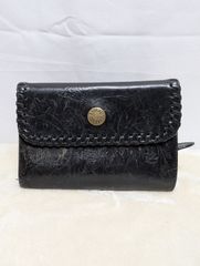 ANNA SUI 3つ折り財布 黒 ブラック アナスイ 財布