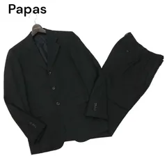 PAPAS パパス シングル スーツ 上下 メンズ 48 (M) / 黒 無地 楽天市場】パパス（スーツ・セットアップ｜メンズファッション