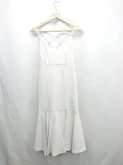 ◇ ⊂ PROPORTION BODY DRESSING パール装飾 キャミソール ロング ワンピース サイズPS オフホワイト レディース E  【1501230018814】のサムネイル