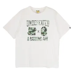 激レア❗️アベイシングエイプ×アンディフィーテッド コラボ 半袖Tシャツ M 白 2025年最新】undefeated a bathing apeの人気アイテム - メルカリ