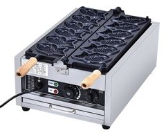 電気 ホットスナッカー ホットサンドメーカー 2連式 単相 100V 厨房 