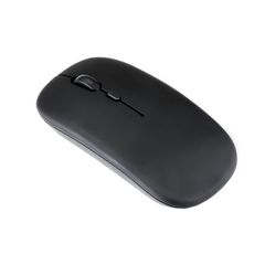 スリーアール マウス 無線 静音 ワイヤレスマウス Bluetooth 軽量 薄型 電池式 DPI切替 小型 デスク パソコン (Black) [ブラック]