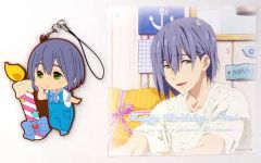 [중고] 스트랩(캐릭터) 세리자와 나오 Birthday☆Surprise! 러버 스트랩 세트 [영화 하이☆스피드!-Free! Starting Days-]